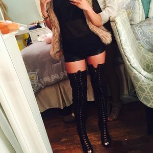Thigh high lover boots